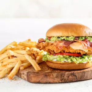 Bacon Guac Crispy Chicken Sandwich