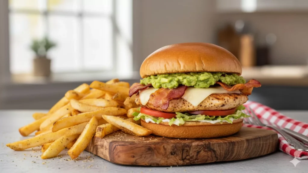 chilis Bacon Guac Grilled Chicken Sandwich