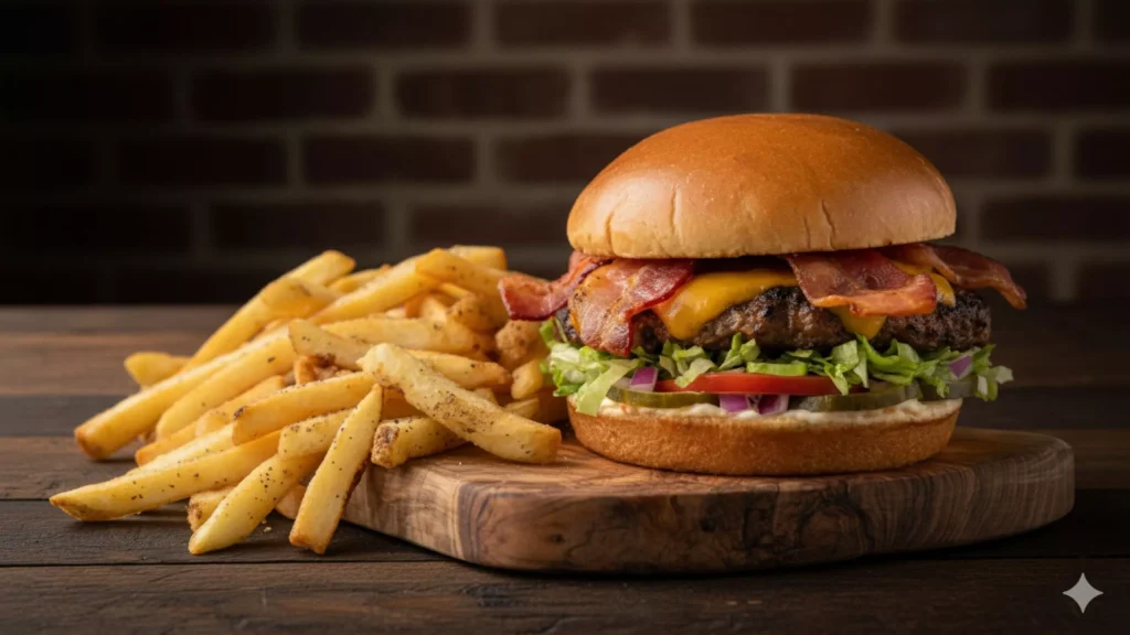 Chilis Just Bacon Burger*