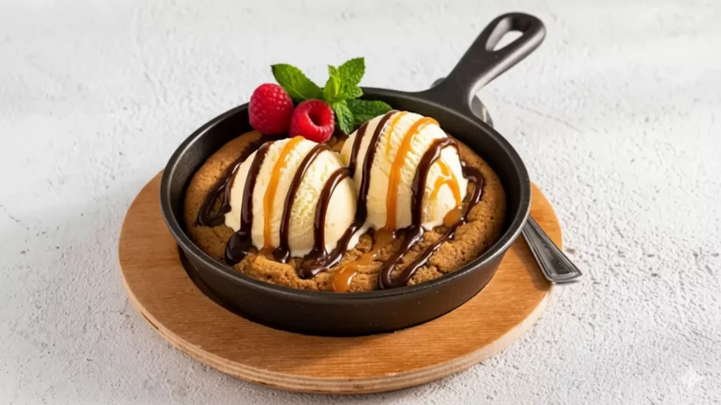 Skillet Chocolate Chip Cookie