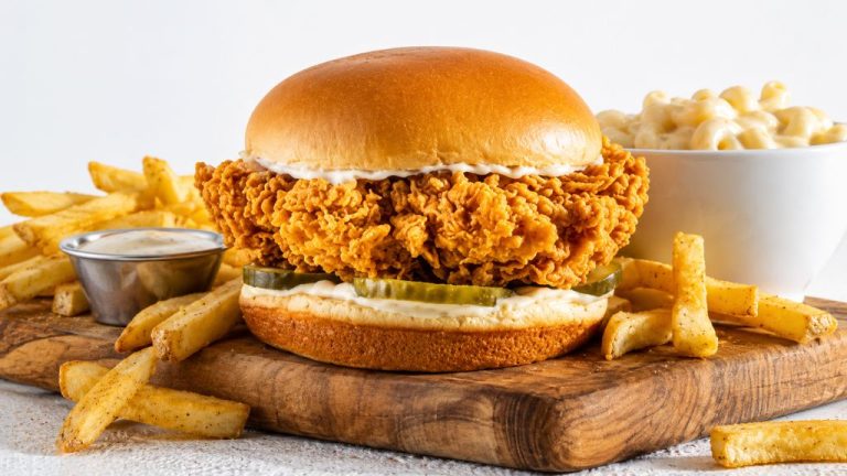 spicy big crispy chicken sandwich